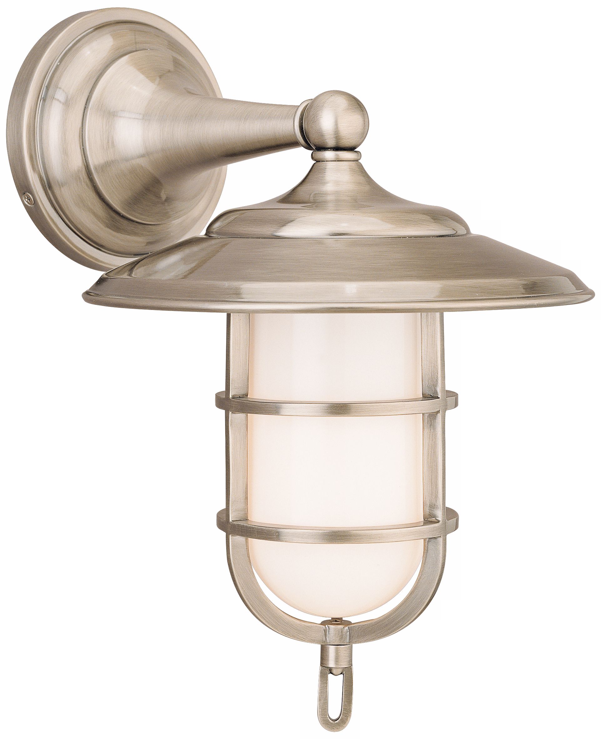 Rockford Wet Location Antique Nickel Wall Light