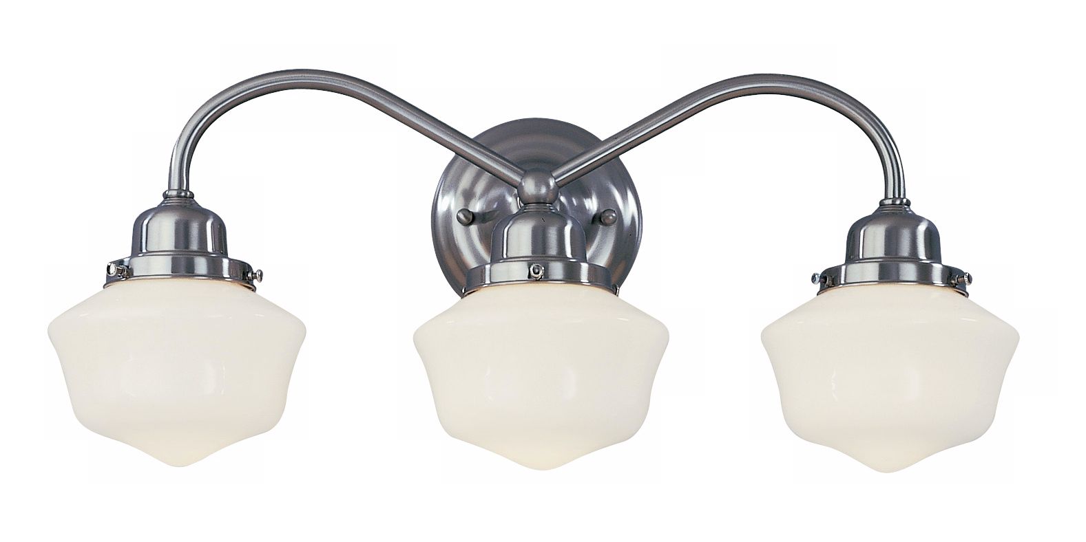 Dawson Collection Satin Nickel 23" Wide Bath Light
