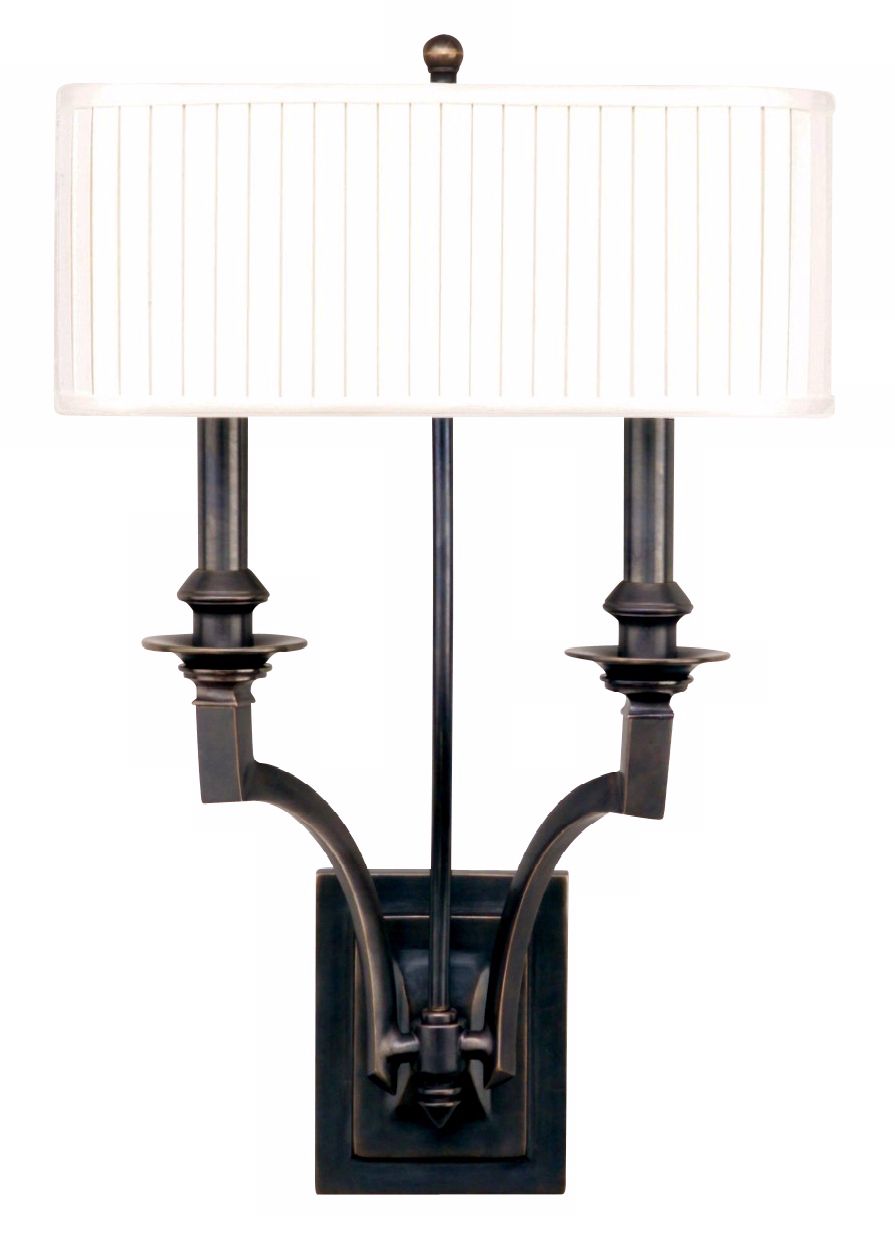 Mercer Double Light 19 3/4" High Old Bronze Wall Sconce
