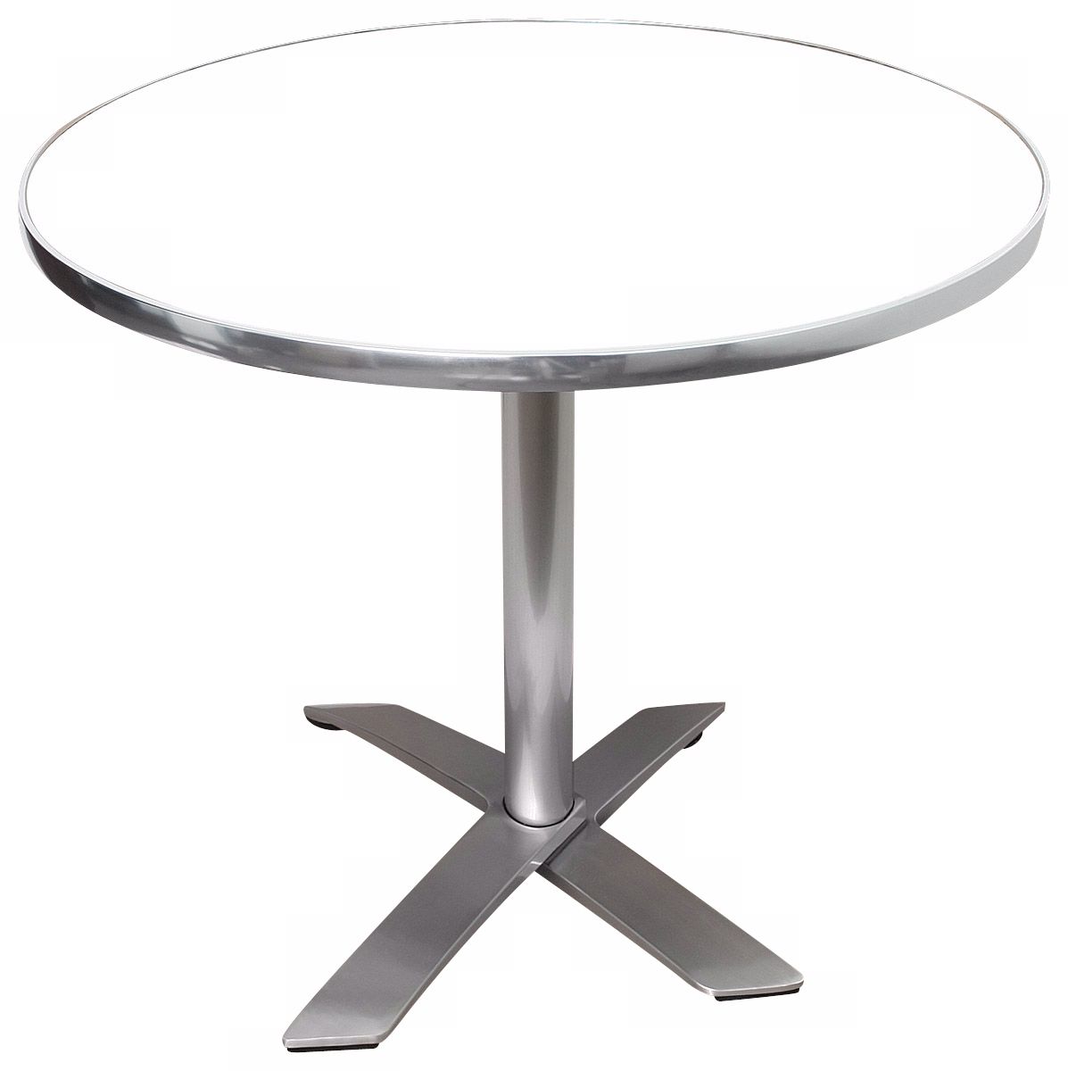 White 30" High Dinette Table