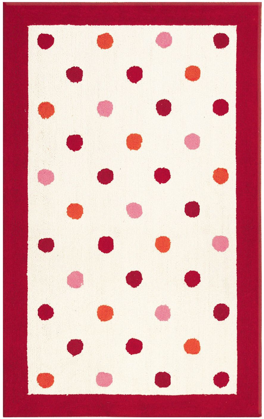 Hello Dotty Red Area Rug