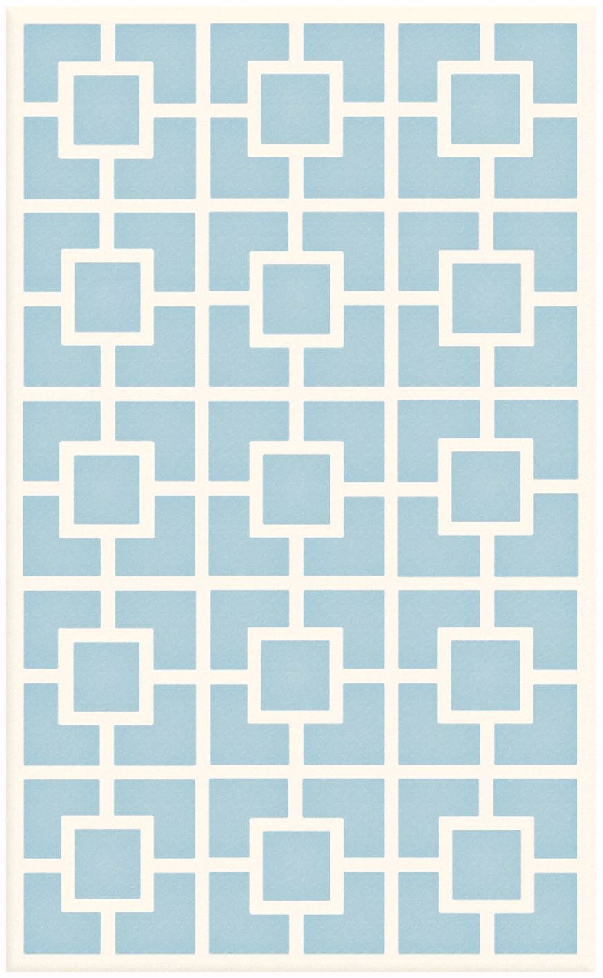 Block Party Blue Area Rug