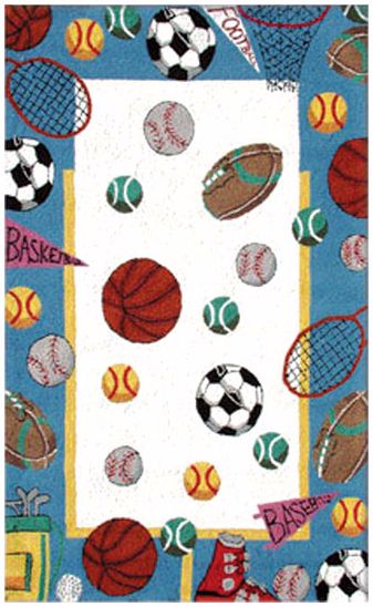 Sports Invasion Area Rug