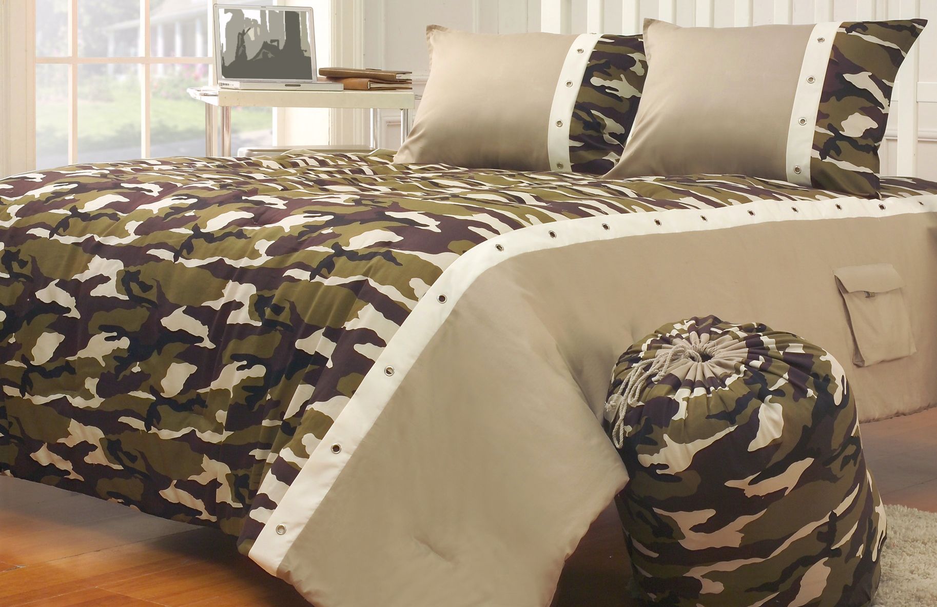 Kathy Ireland Camouflage Bedding Set (Twin)