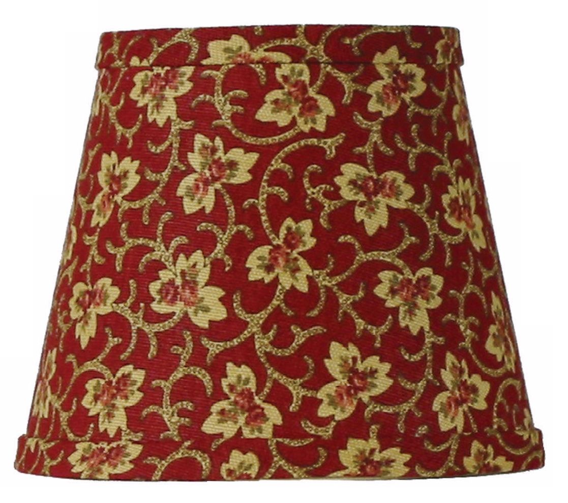 Gold Flower Vine Lamp Shade 10x18x13 (Spider)
