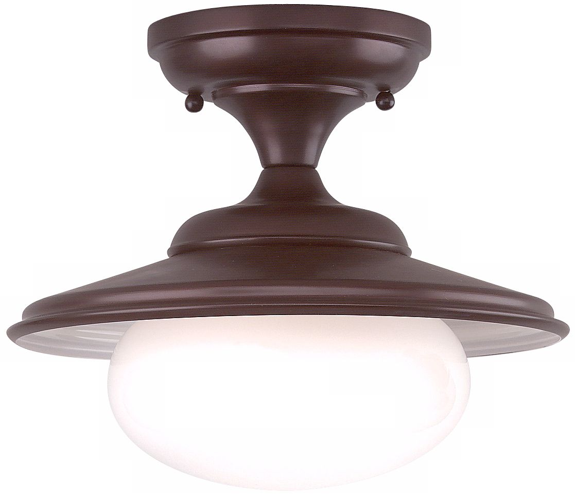 Independence Collection 11” Wide Old Bronze Ceiling Light