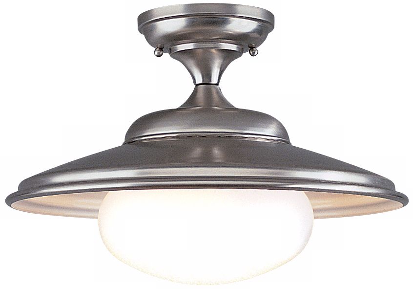 Independence Collection 16” Wide Satin Nickel Ceiling Light