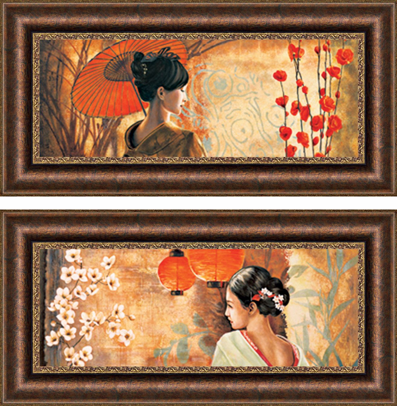 Set of 2 Deep and Tranquil Wall Art Prints