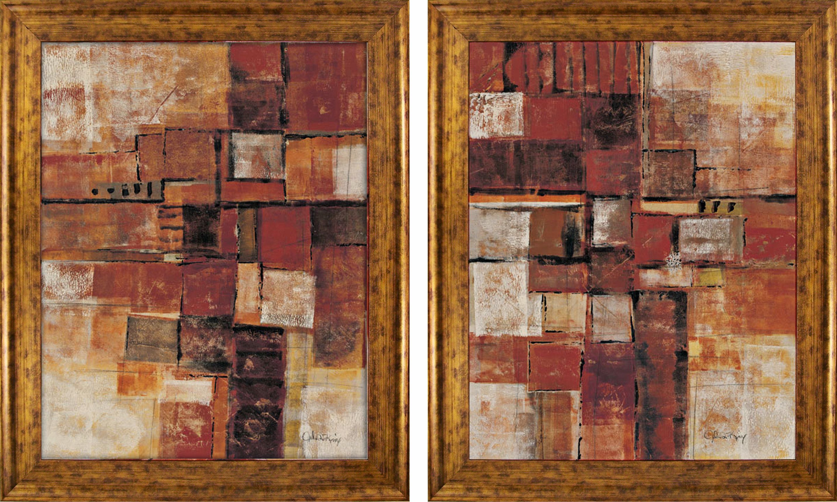 Set of 2 Urban Walk Wall Art Prints
