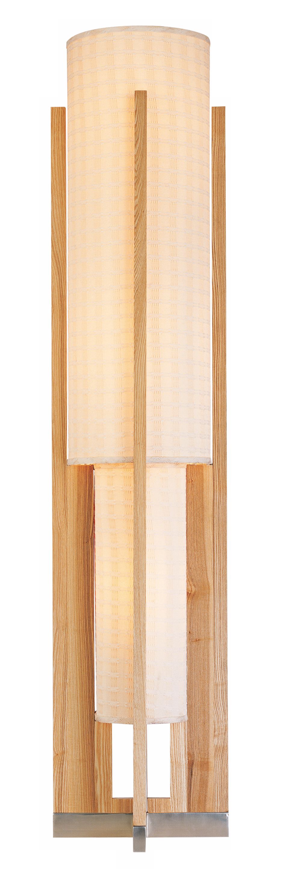 Kathy Ireland Tokyo Natural Finish Floor Lamp