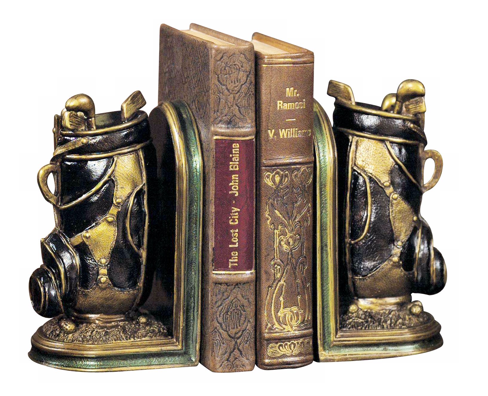 Golf Bag Bookends