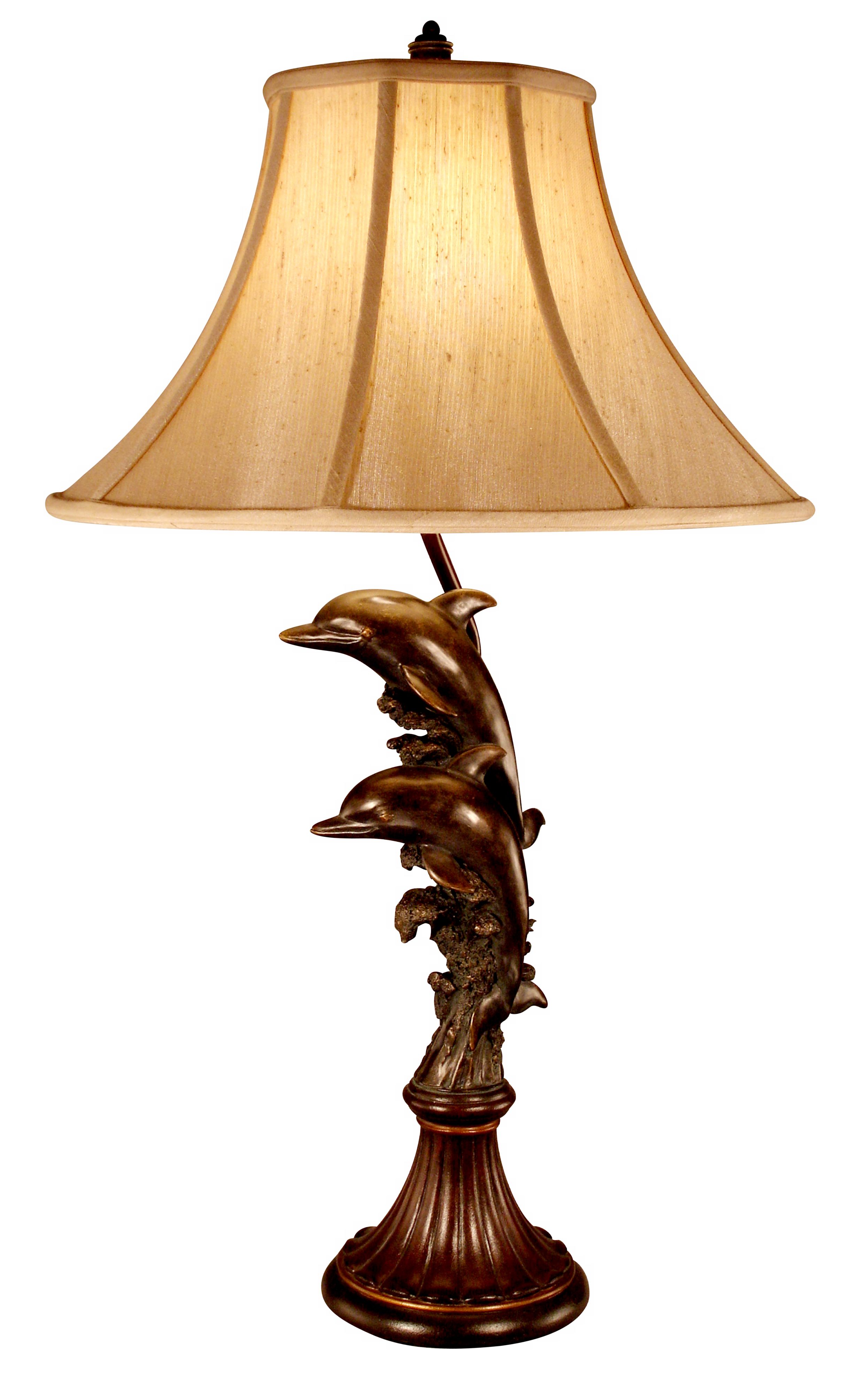 Leaping Dolphins Table Lamp