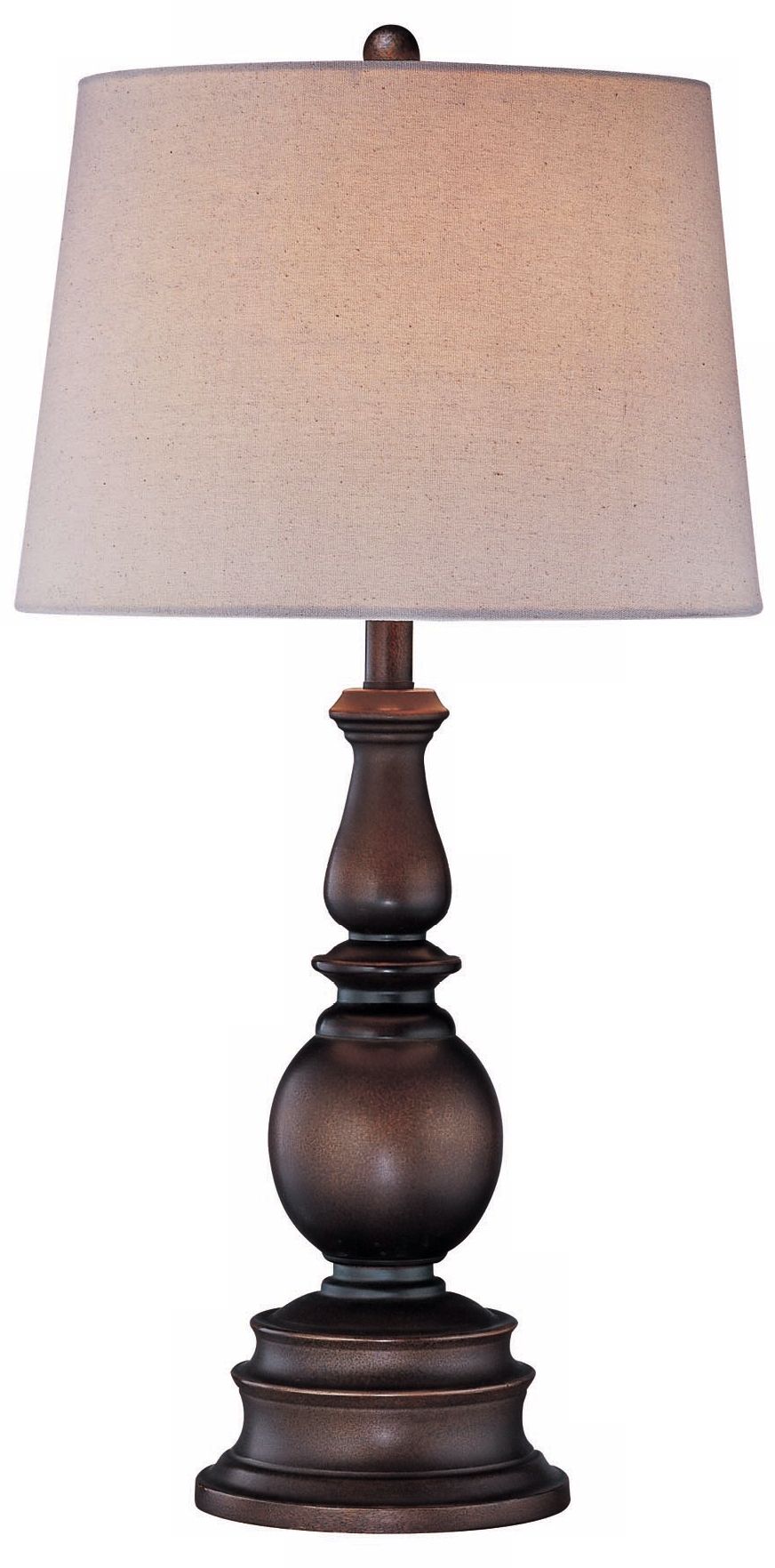 Lite Source Bronze Traditional Turned Table Lamp