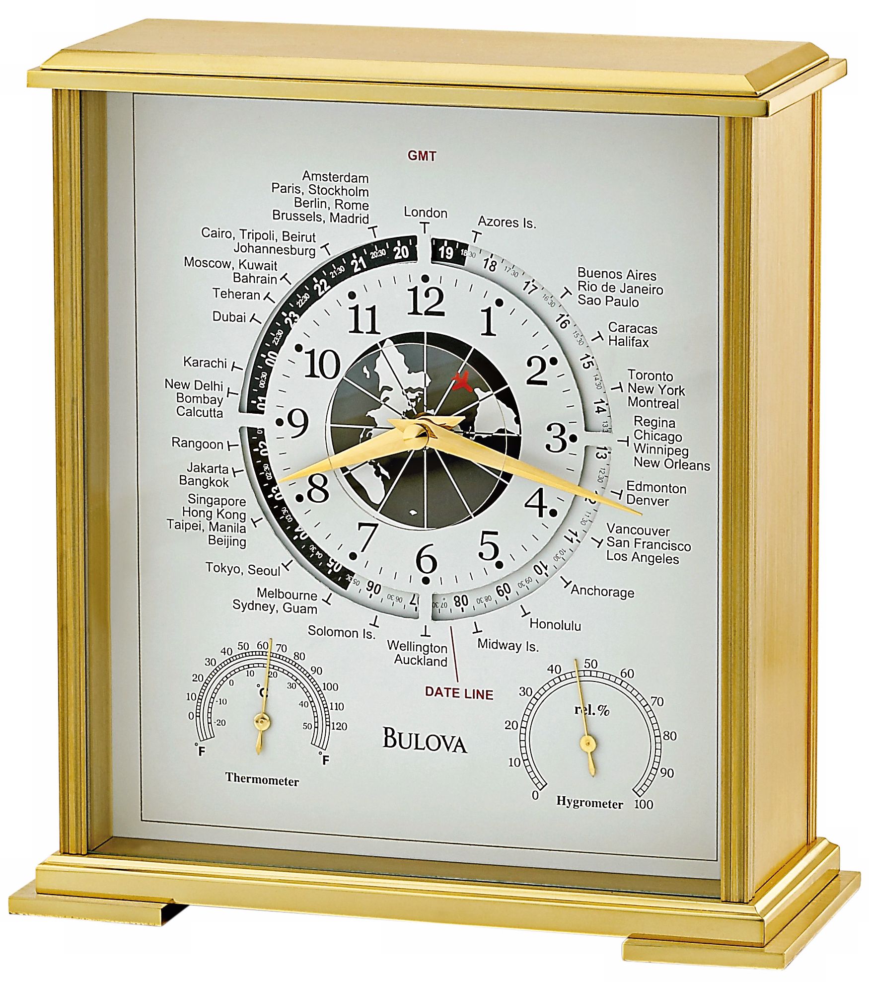 Bulova World Time Clock