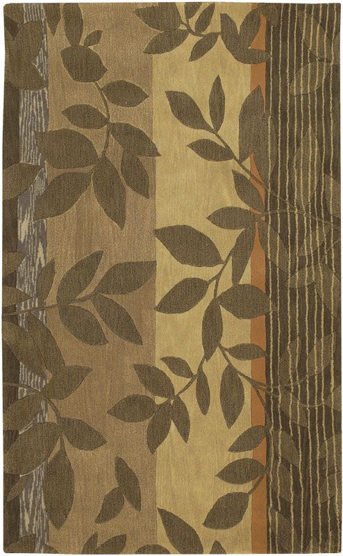 Stella Smith Collection Leaves Handmade Rug
