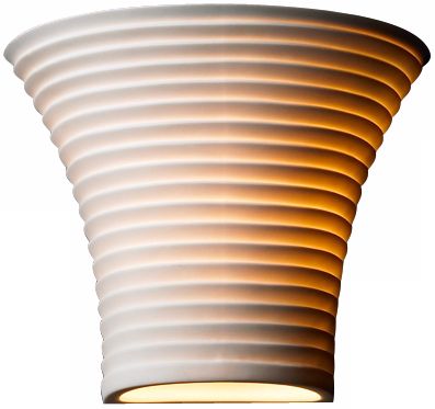 Limoges Collection Flared Sawtooth 6 3/4" High Wall Sconce
