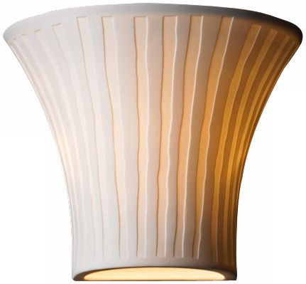 Limoges Collection Flared Waterfall 6 3/4" High Wall Sconce