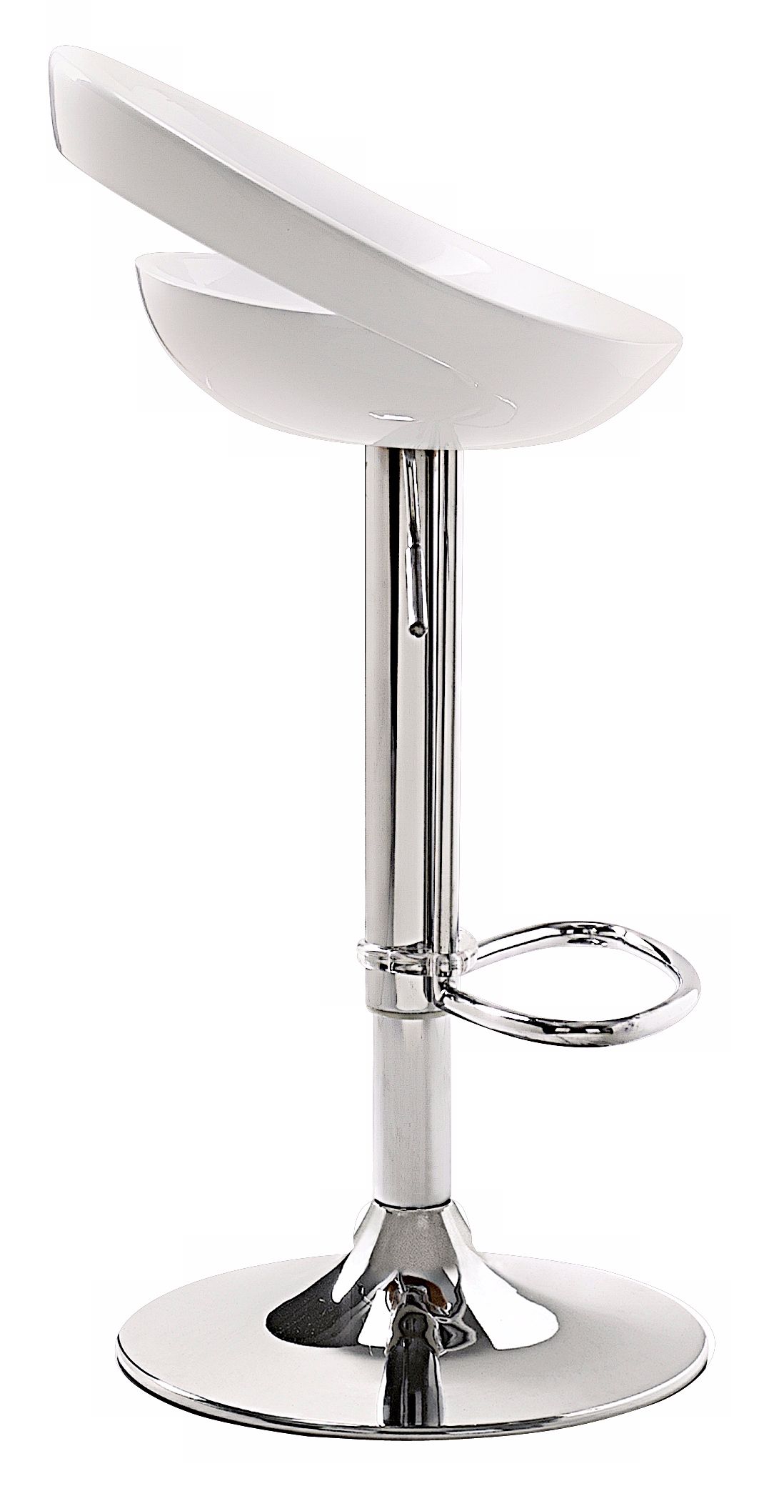Zuo Tickle White Adjustable Bar or Counter Stool