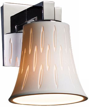 Limoges Collection 7 1/2" High Ovals Wall Sconce