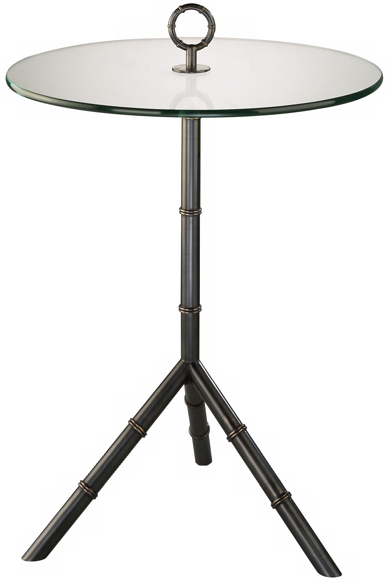 Jonathan Adler Meurice Deep Patina Bronze Side Table