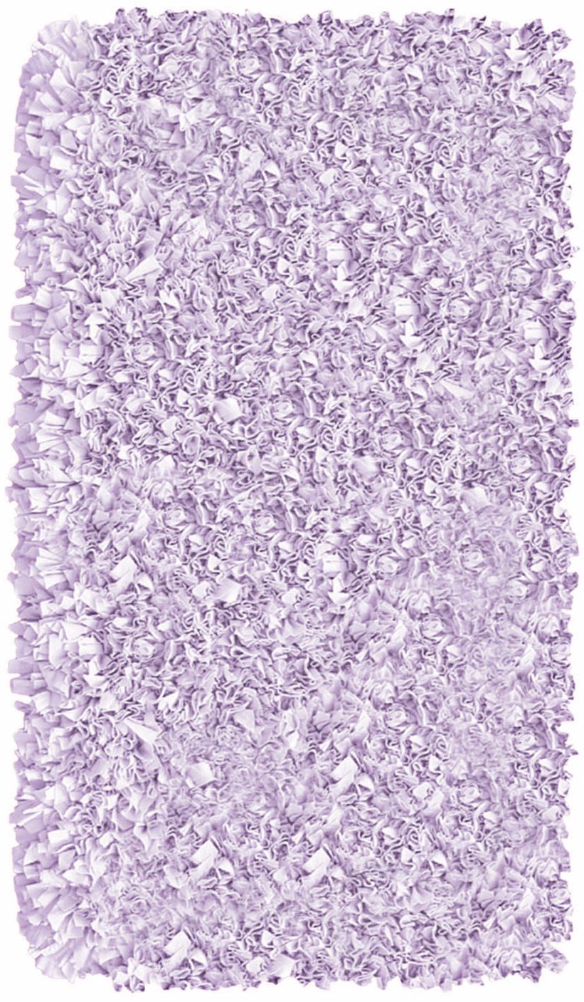 Raganoodle Lavender Shag Area Rug