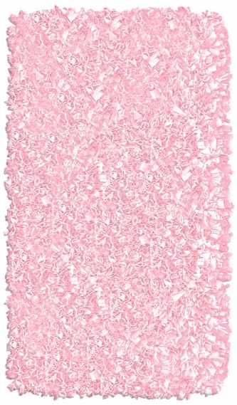 Raganoodle Pink Shag Area Rug