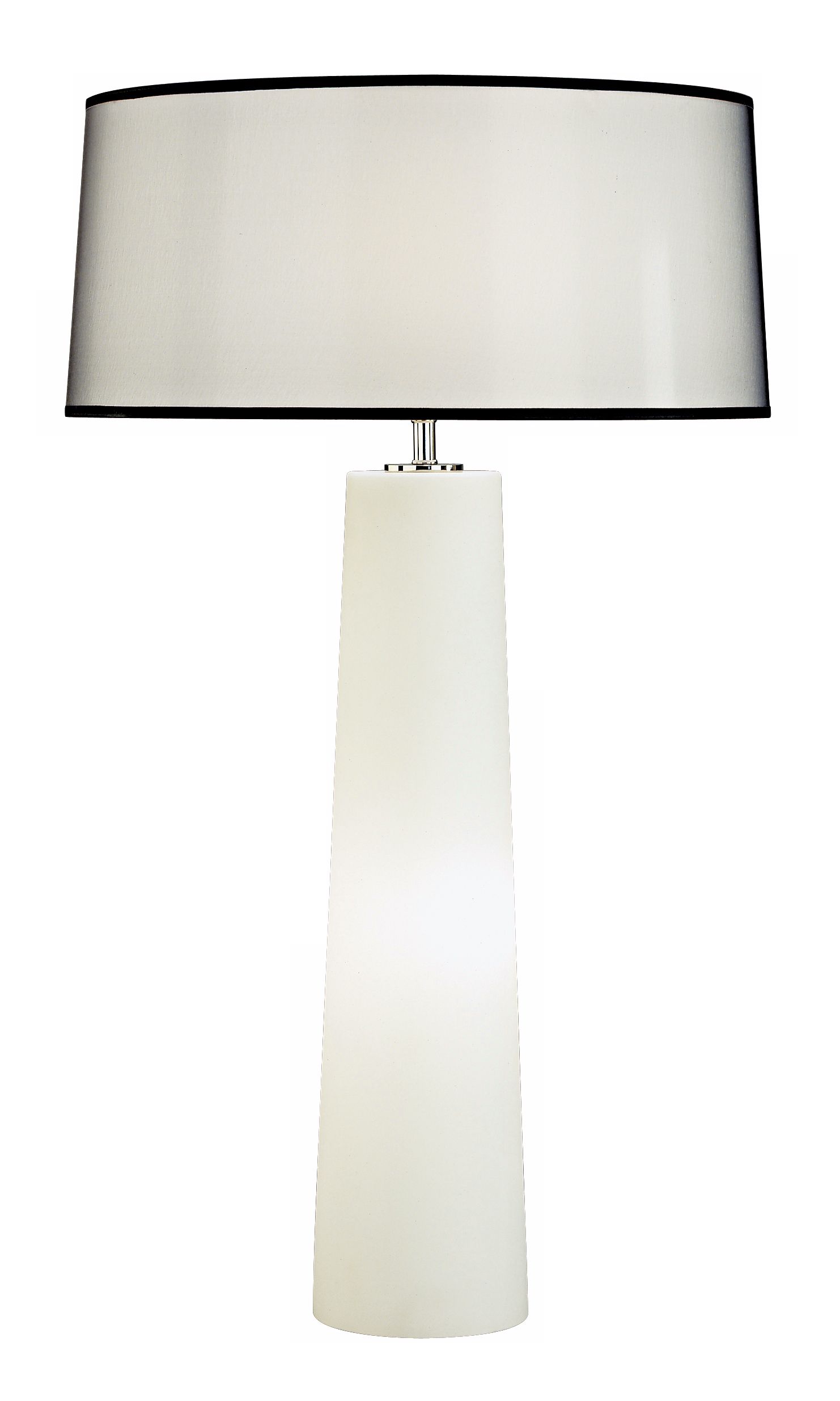 Robert Abbey Odelia White Glass Night Light Table Lamp