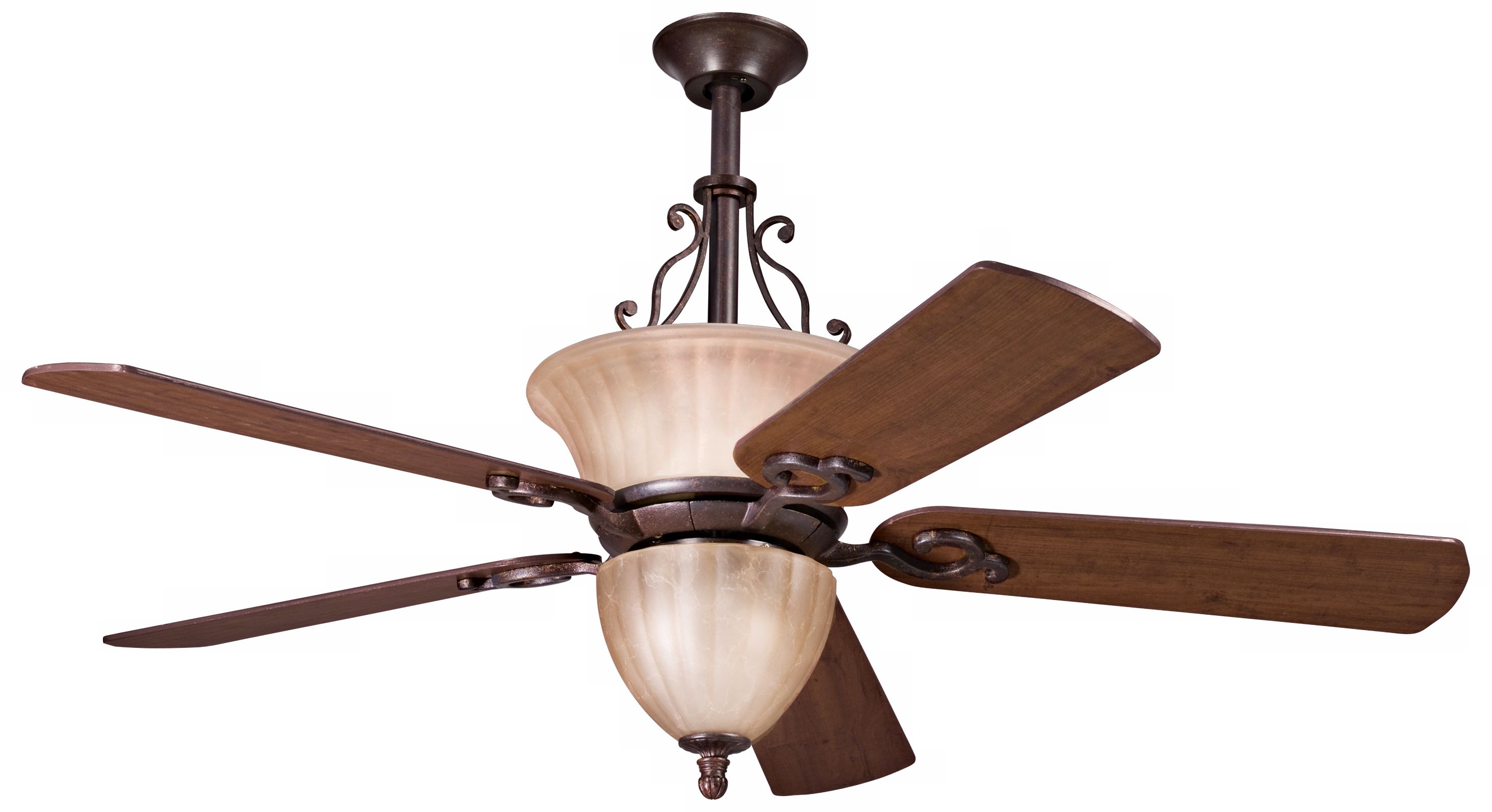 52" Cottage Grove Carre Bronze Ceiling Fan