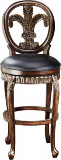Hillsdale Fleur de Lis Swivel 31 High Bar Stool F8460