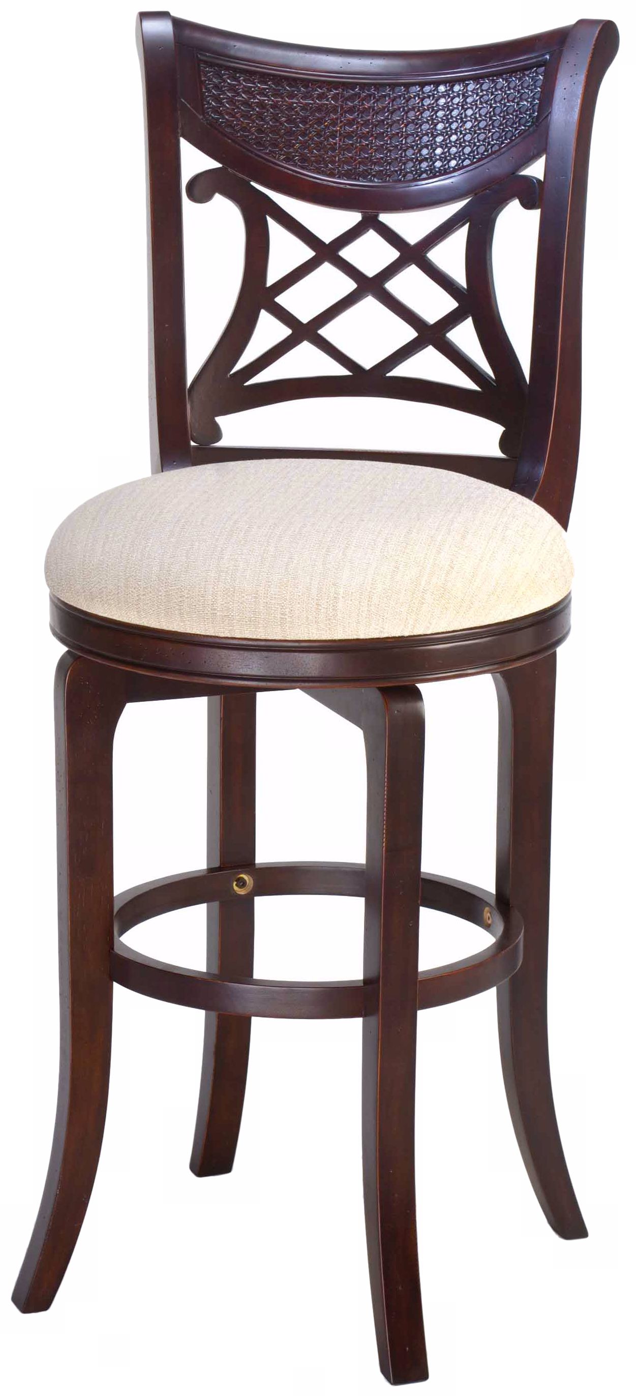 Hillsdale Glenmary Dark Cherry Swivel 30" High Bar Stool