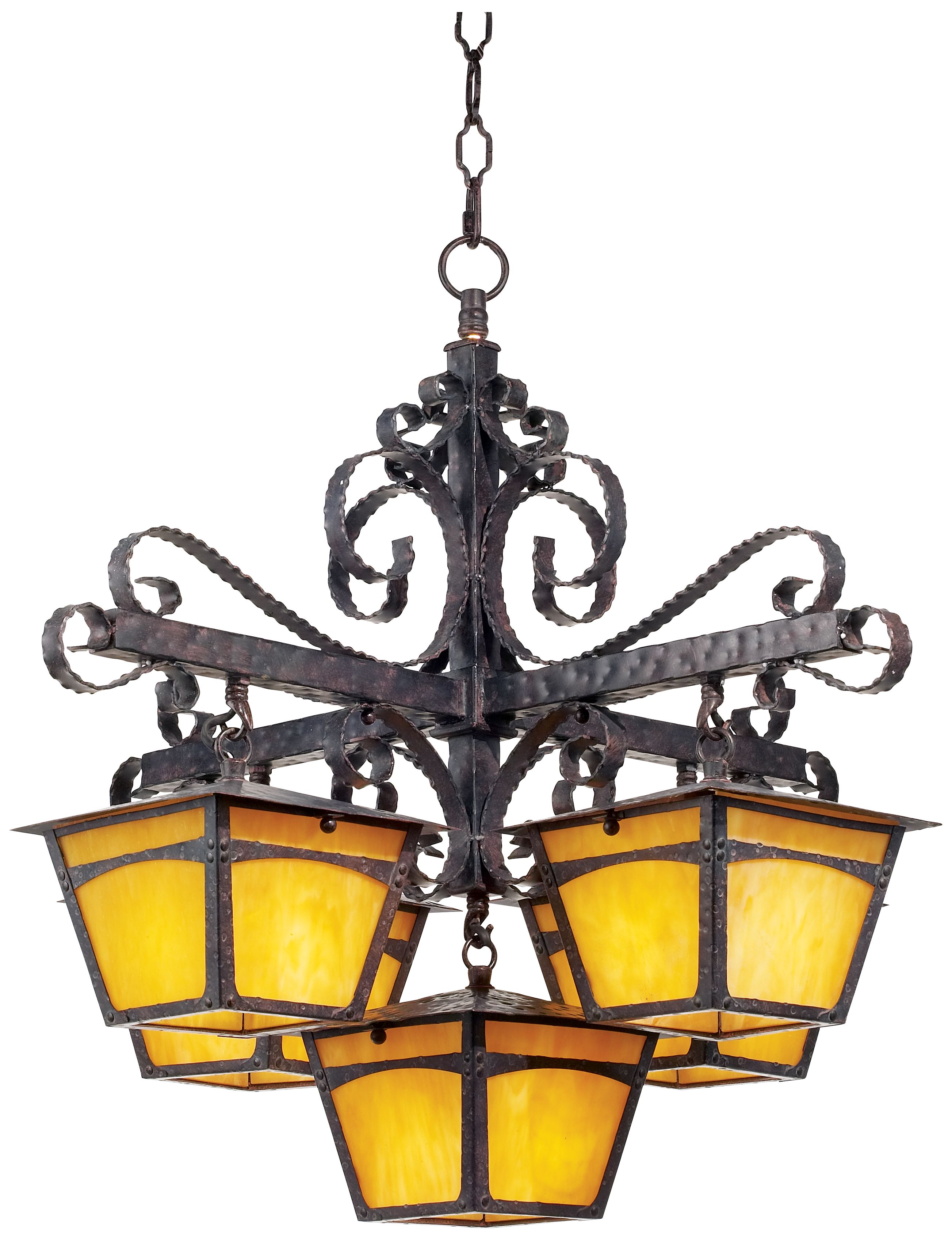 La Hacienda 28" Wide Chandelier