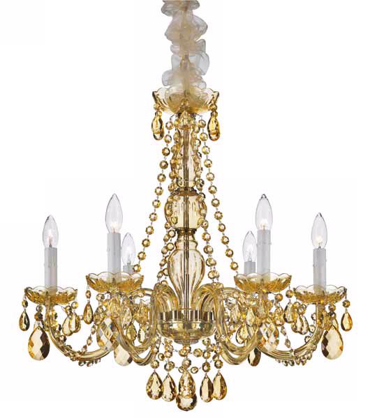 Schonbek Bolero Light Gold 23 1/2" Wide Chandelier