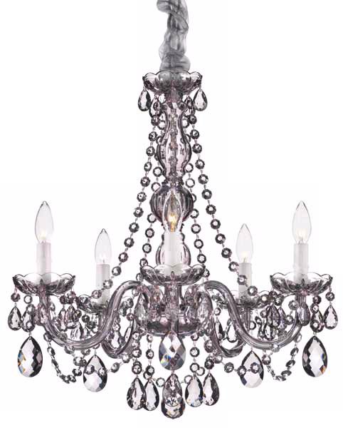 Schonbek Bolero 20" Wide Black Diamond Chandelier