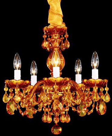 Schonbek Bolero Riley Orange 16" Wide Chandelier