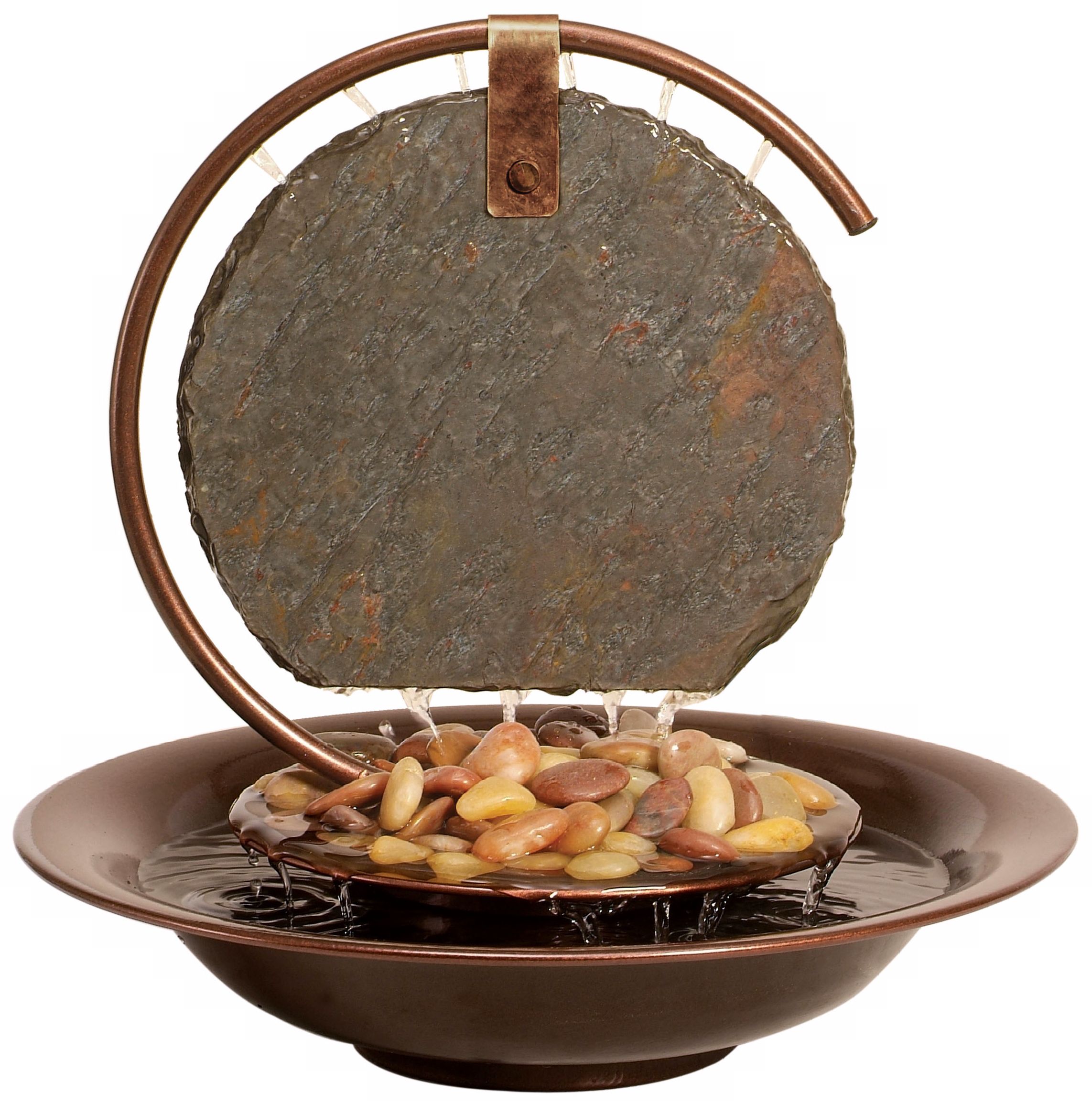 Dark Copper Finish 13" Mini Moonshadow Fountain