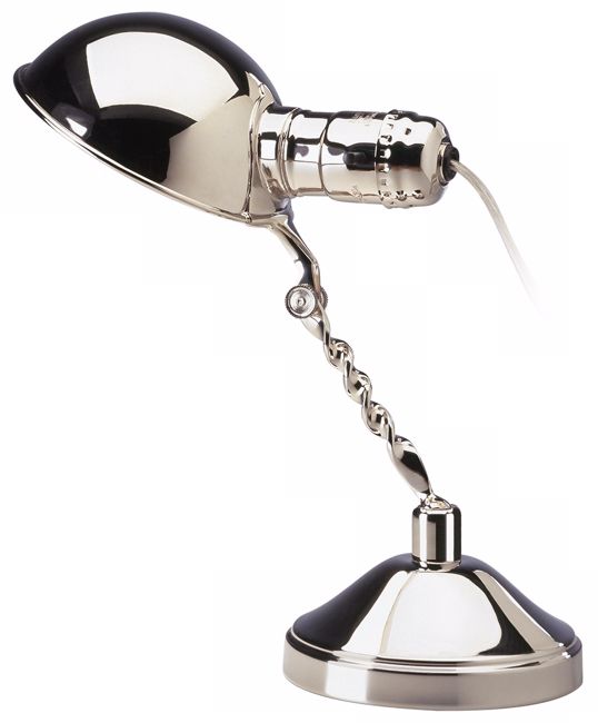Cricket Polished Nickel Plug-In Headboard Light