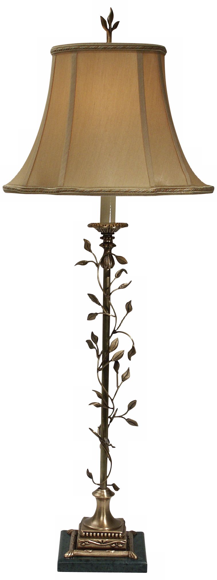 Amadeus Spring Brass Buffet Lamp by The Natural Light