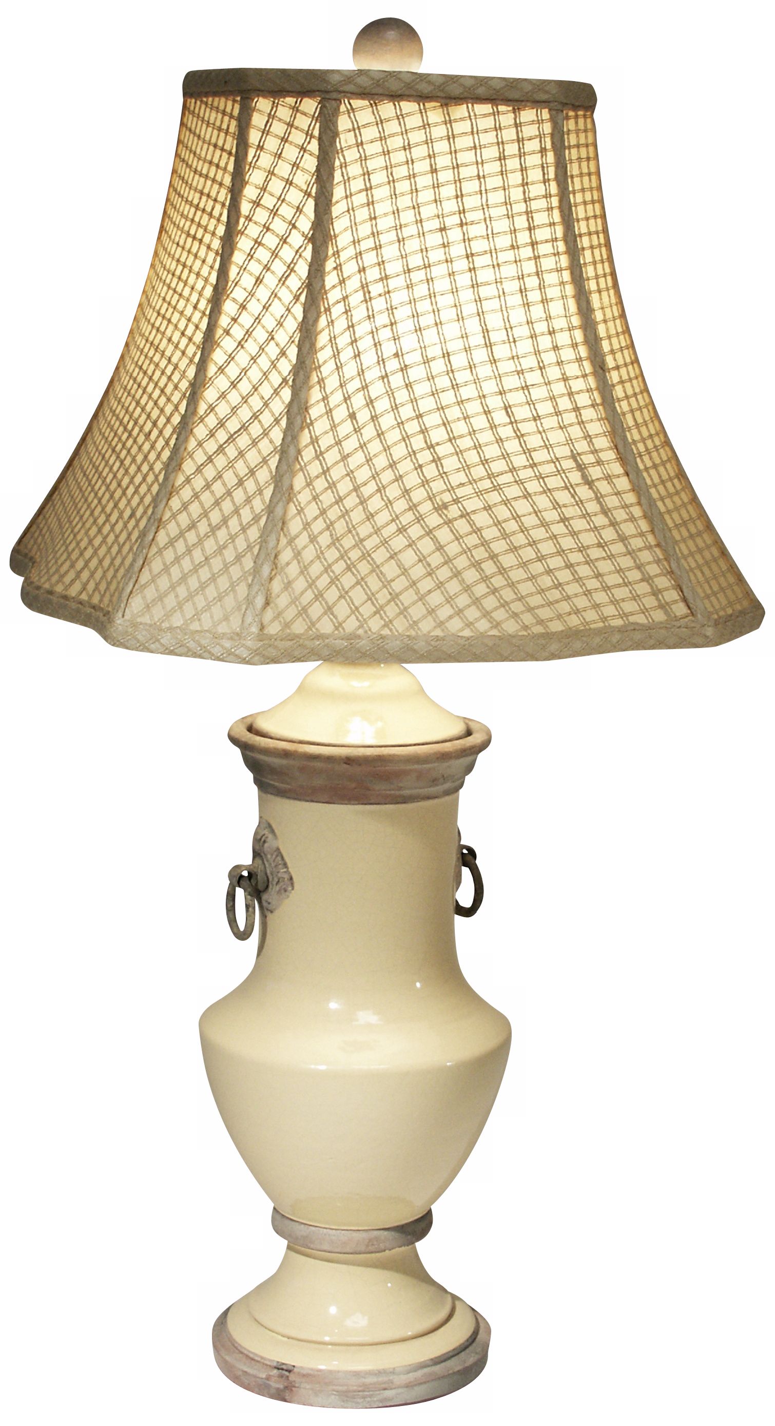 Morningside Yellow Ceramic Table Lamp by The Natural Light