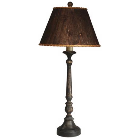 Cabin Table Lamps on Cabin Lodge Wood Buffet Table Lamp By The Natural Light   Lampsplus