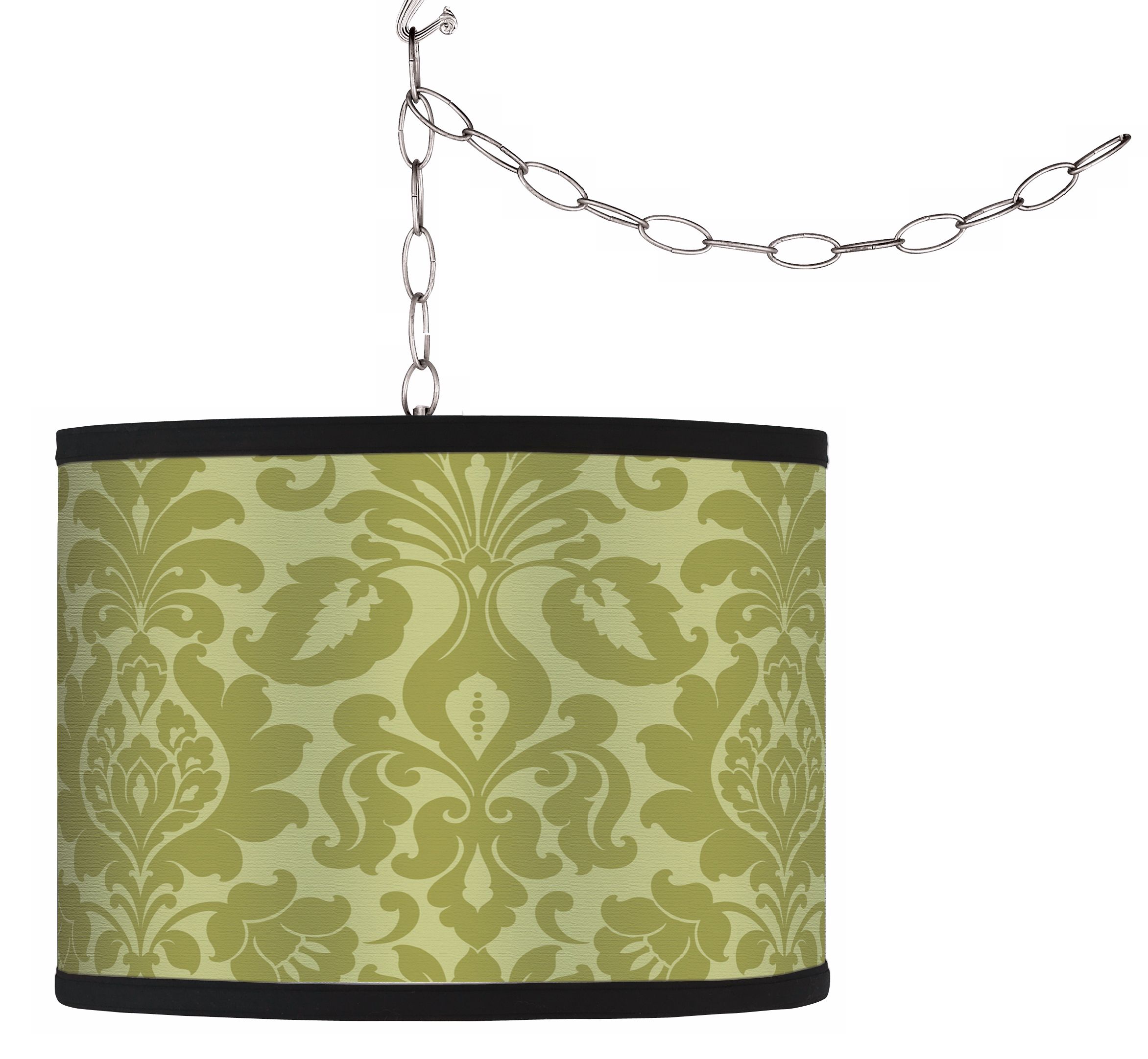 Stacy Garcia Avocado Florence Giclee Plug-In Swag Chandelier