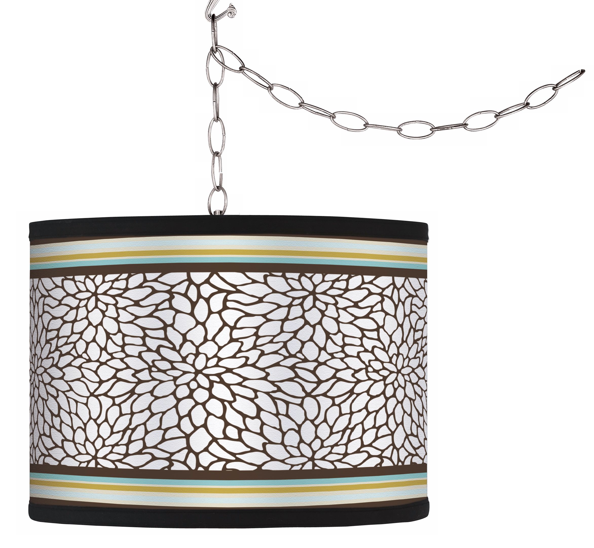 Stacy Garcia Countess Dahlia Giclee Plug-In Swag Chandelier