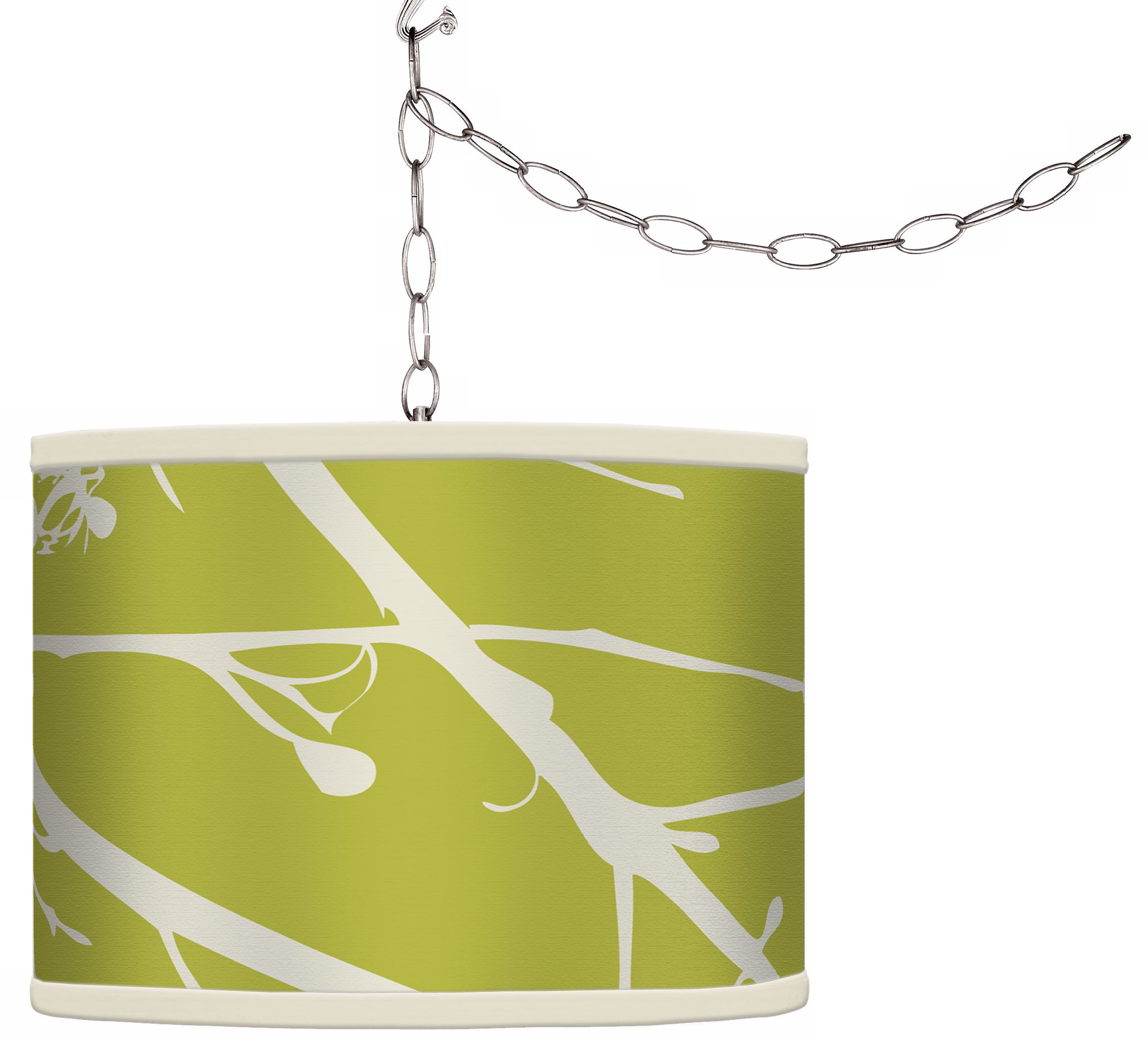 Stacy Garcia Calligraphy Tree Spring Plug-In Swag Chandelier