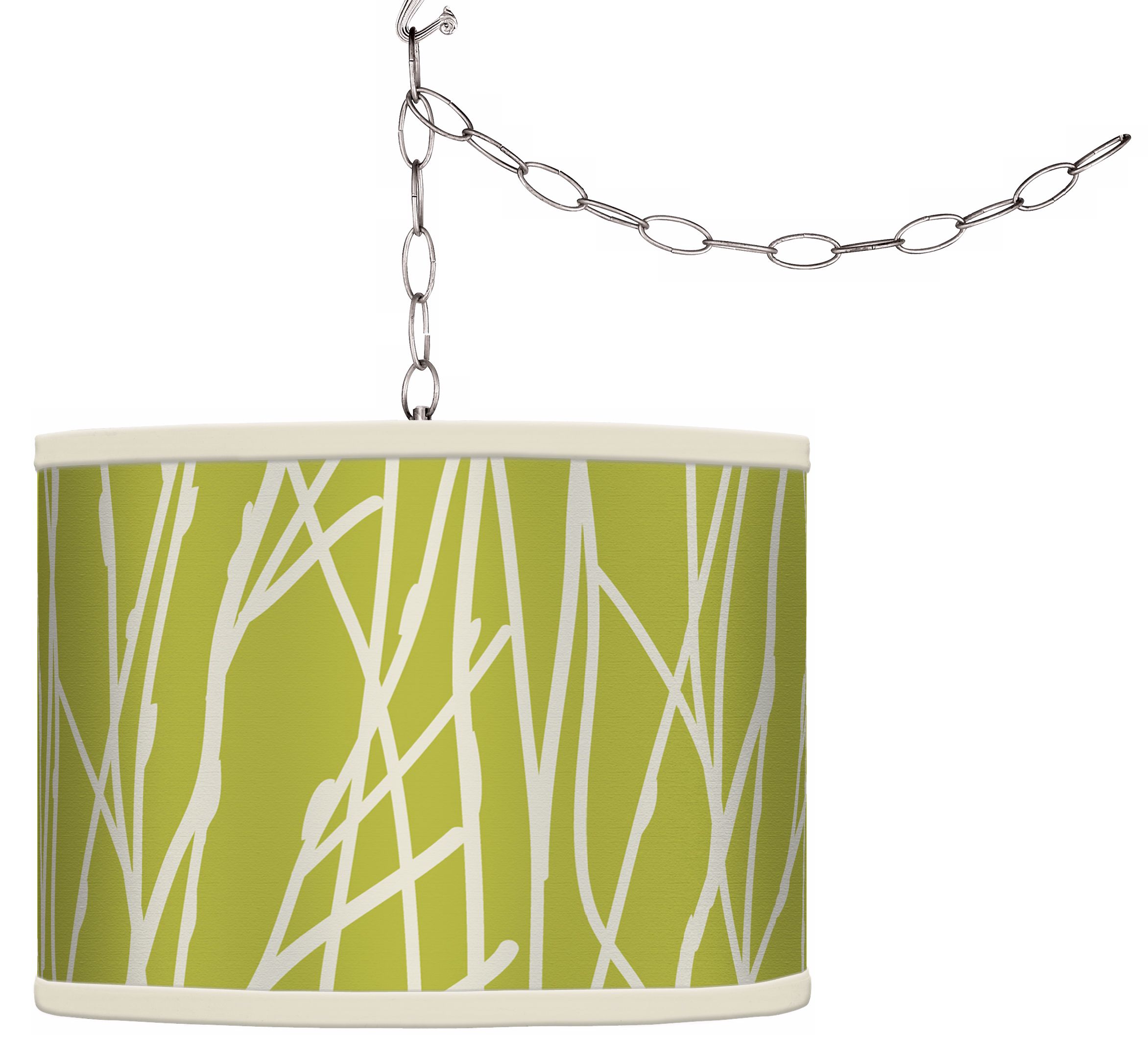 Stacy Garcia Twiggy Spring Giclee Plug-In Swag Chandelier