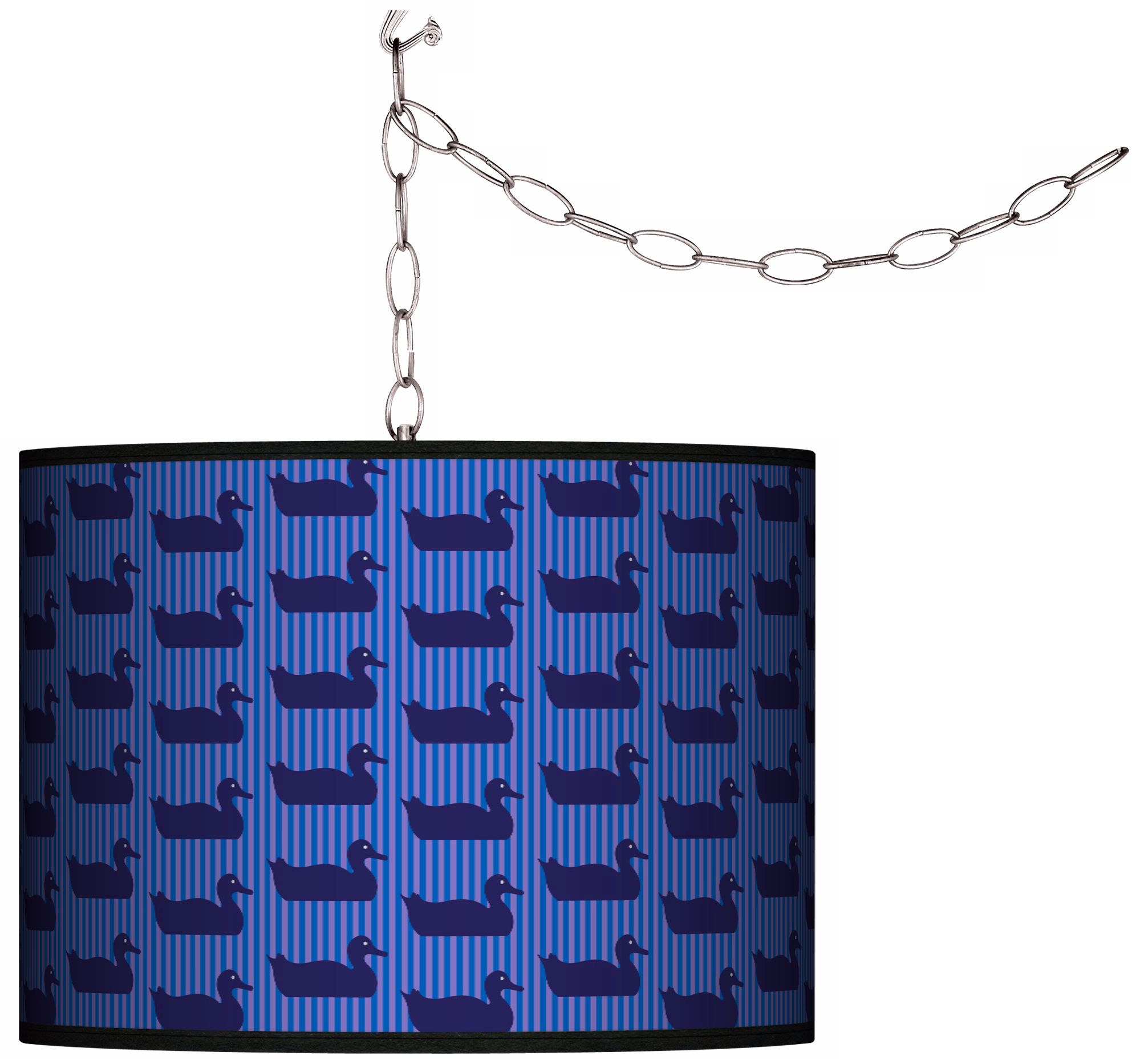 Kathy Ireland Ducks in a Row Swag Plug-In Chandelier