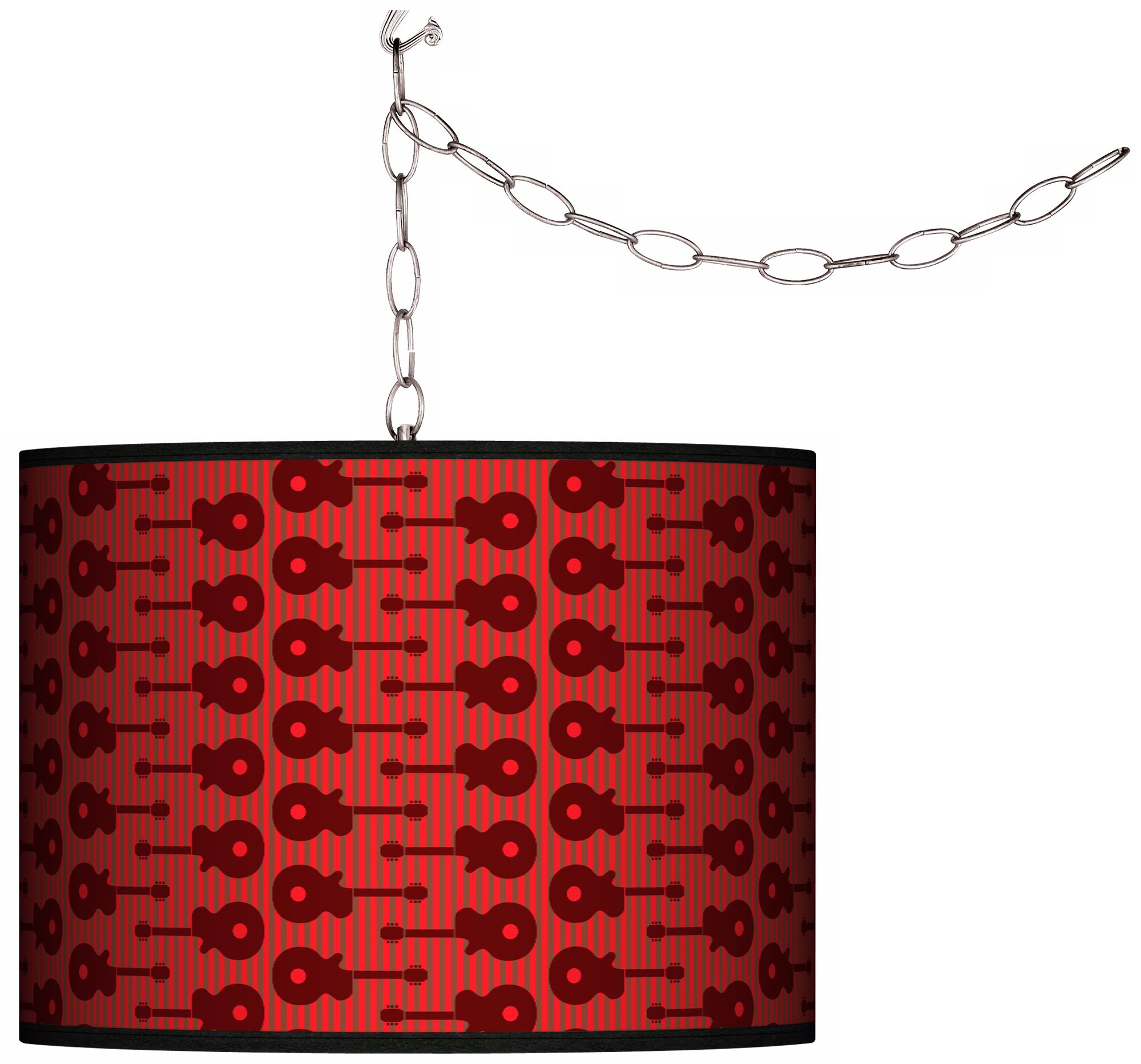 Kathy Ireland Rock Star Swag Plug-In Chandelier