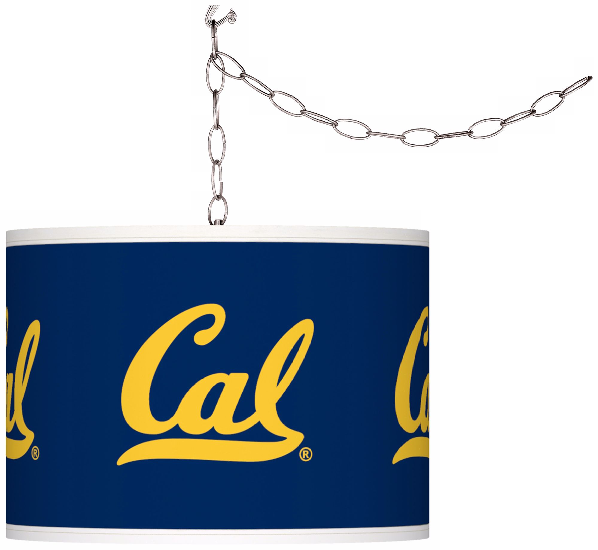 University of California Berkeley Plug-In Swag Chandelier