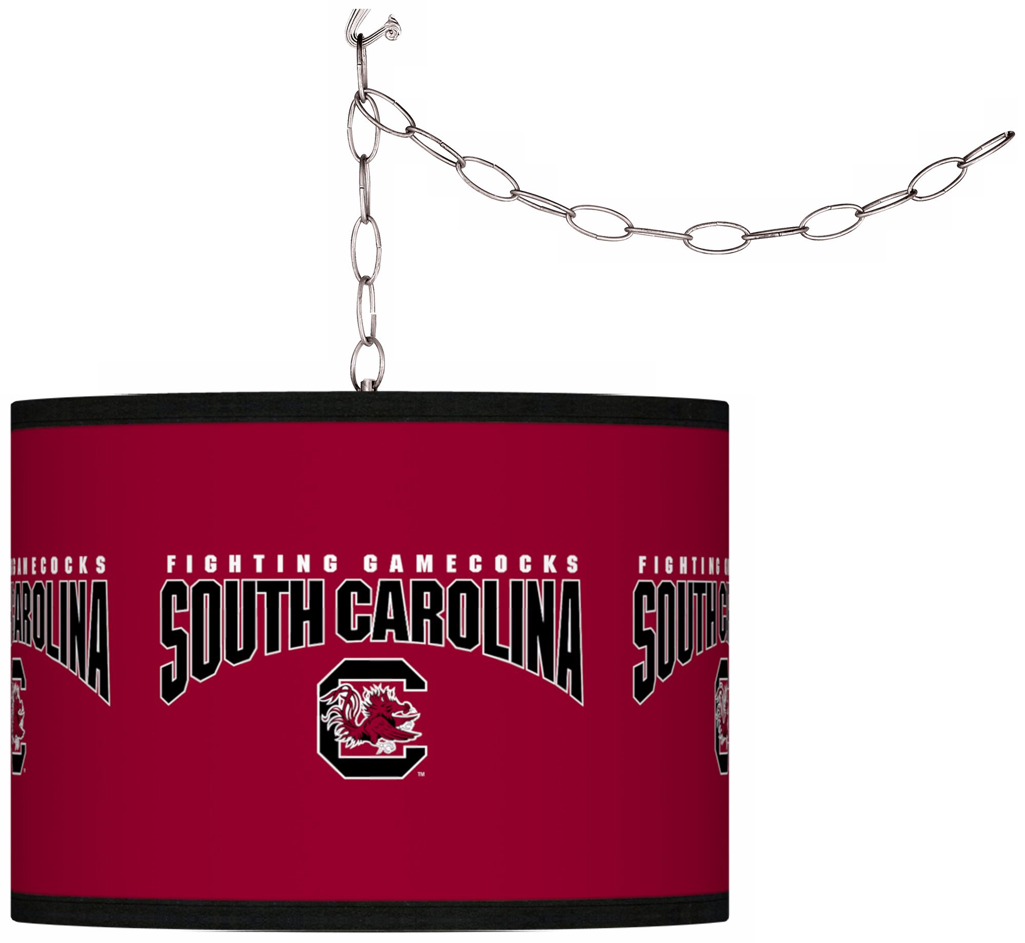 University of South Carolina 13 1/2" Plug-In Swag Chandelier