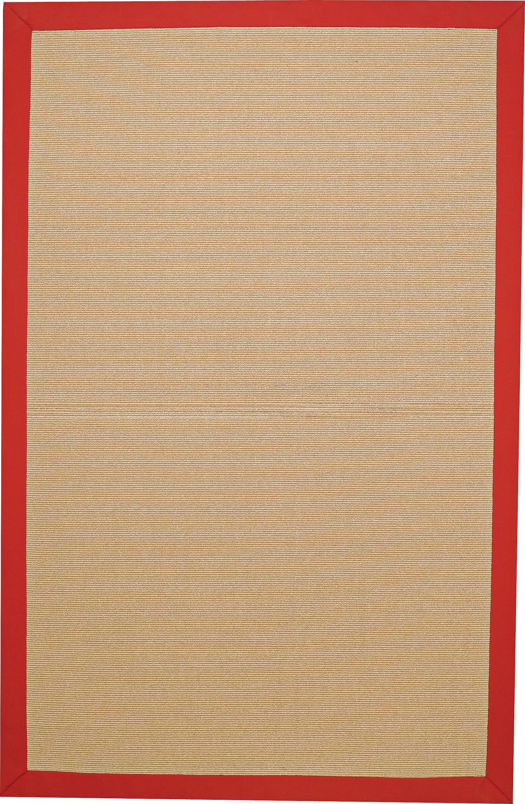 Ocean Canvas Jockey Red Indoor-Outdoor Area Rug