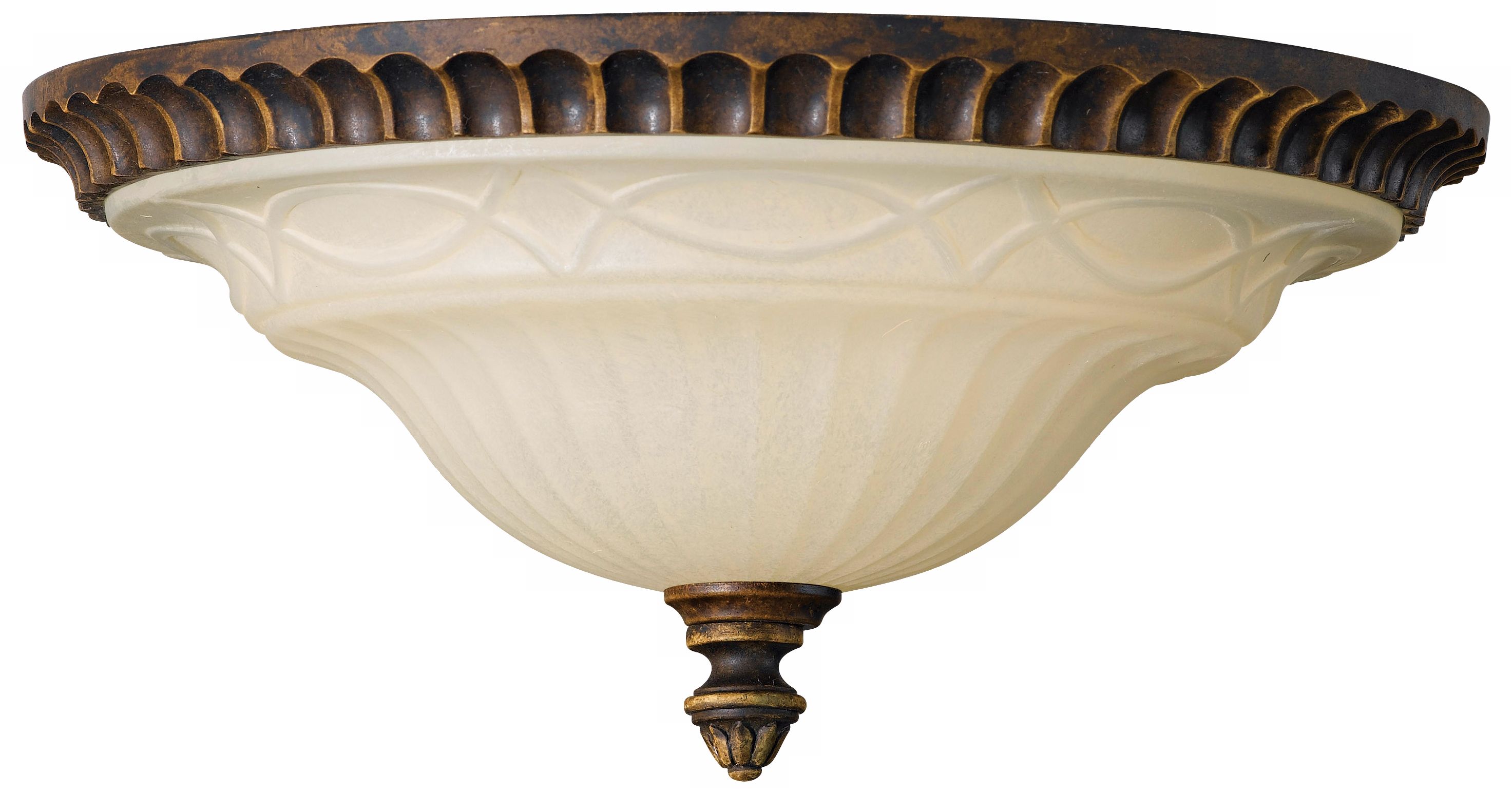 Edwardian 15” Diameter Flushmount Ceiling Fixture