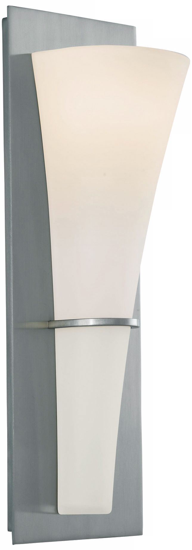 Barrington 15 1/4" High Brushed Steel Wall Sconce